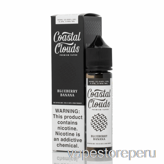 Vape Humo Arándano Plátano - Nubes Costeras Co. - 60ml 6mg